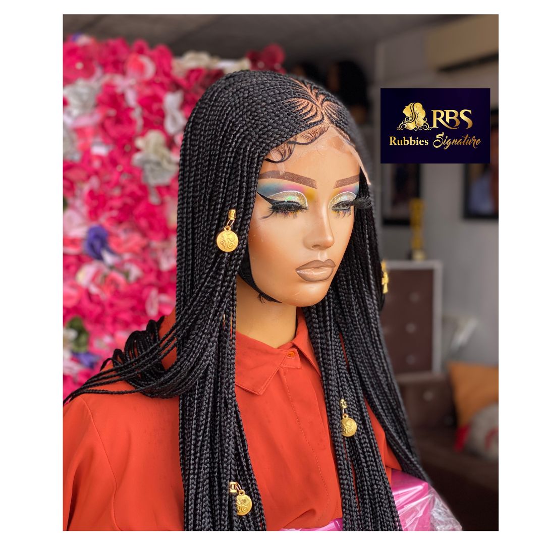 ABIKE TRIBAL BRAIDED WIG - Braided Wigs Store Nigeria